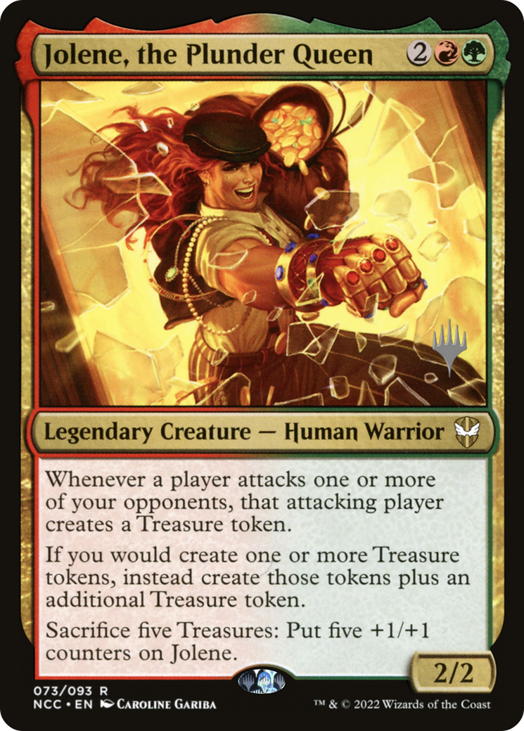 Jolene, the Plunder Queen (PPSNC-73P) [New Capenna Commander Promos] Foil MTG Single Wizards of the Coast