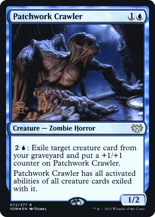 Patchwork Crawler (PRE-72S) [Innistrad: Crimson Vow Promos] Foil MTG Single Wizards of the Coast