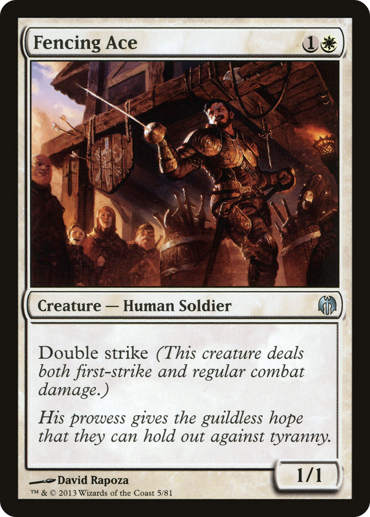 Fencing Ace (DDL-005) [Misc] Duel Decks: Heroes vs. Monsters MTG Single Wizards of the Coast