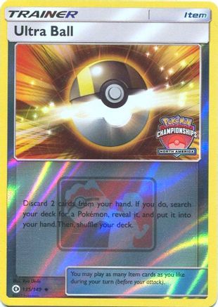 Ultra Ball 135/149 (North America Championships) () Reverse Holofoil [Promos: League & Championship Cards] Pokemon Single Pokémon