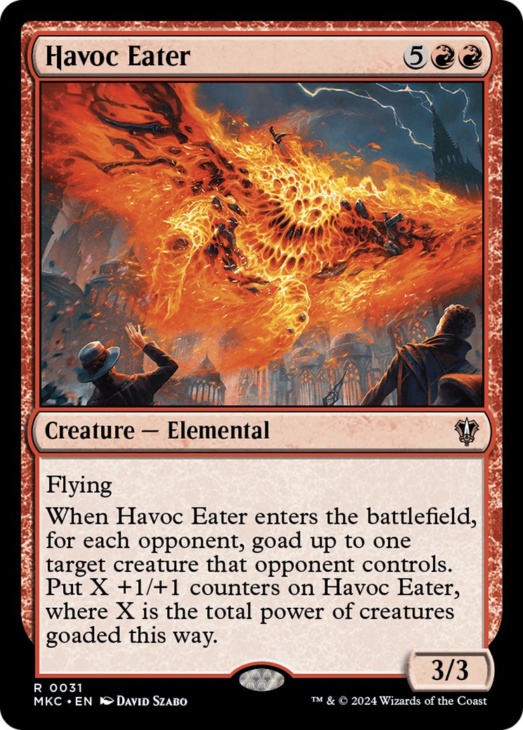 Havoc Eater (MKC-031) [Murders at Karlov Manor Commander] MTG Single Wizards of the Coast
