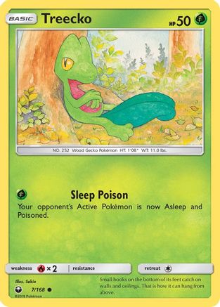 Treecko (7/168) [SM: Celestial Storm] Pokemon Single Pokémon
