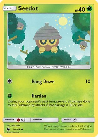 Seedot (11) (/168) [SM: Celestial Storm] Pokemon Single Pokémon