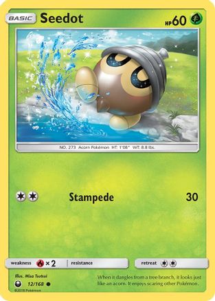 Seedot (12) (/168) [SM: Celestial Storm] Pokemon Single Pokémon