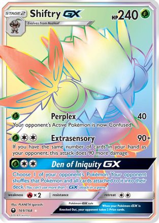 Shiftry GX (Secret) (/168) Holofoil [SM: Celestial Storm] Pokemon Single Pokémon