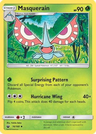 Masquerain (/168) [SM: Celestial Storm] Pokemon Single Pokémon