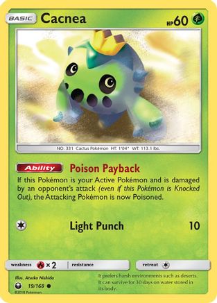 Cacnea (/168) [SM: Celestial Storm] Pokemon Single Pokémon