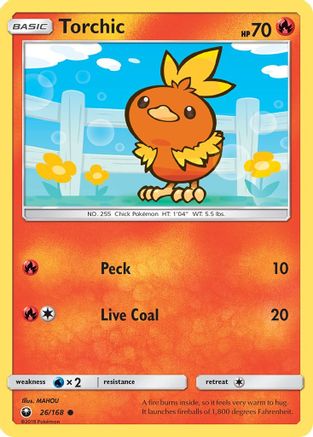 Torchic (26/168) [SM: Celestial Storm] Pokemon Single Pokémon