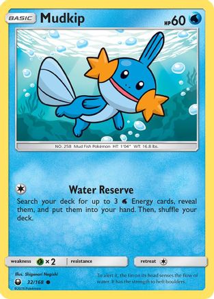 Mudkip (32/168) [SM: Celestial Storm] Pokemon Single Pokémon