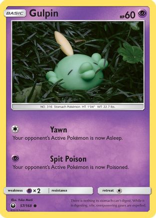 Gulpin (57/168) [SM: Celestial Storm] Pokemon Single Pokémon