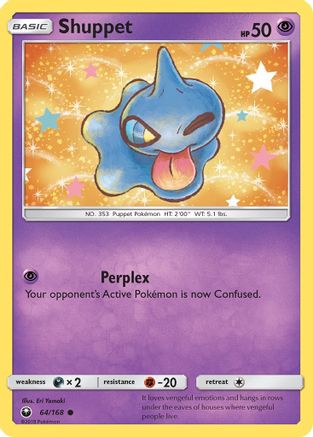 Shuppet (64/168) [SM: Celestial Storm] Pokemon Single Pokémon