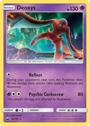 Deoxys (68/168) Reverse Holofoil [SM: Celestial Storm] Pokemon Single Pokémon