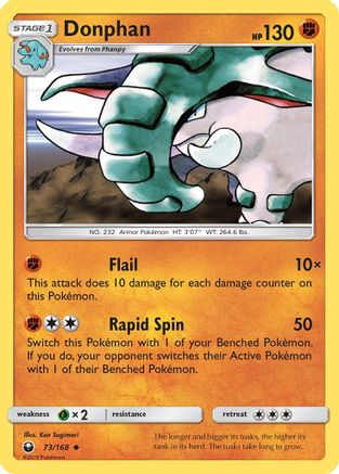 Donphan (/168) [SM: Celestial Storm] Pokemon Single Pokémon