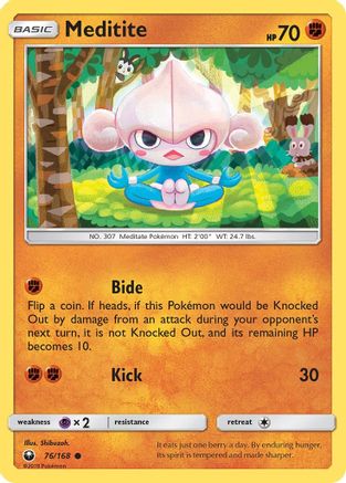 Meditite (76/168) [SM: Celestial Storm] Pokemon Single Pokémon