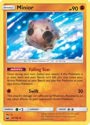 Minior (83/168) Reverse Holofoil [SM: Celestial Storm] Pokemon Single Pokémon