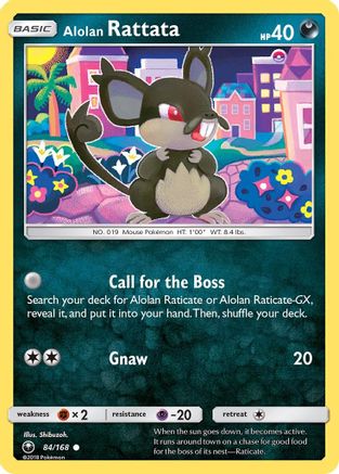 Alolan Rattata (84/168) [SM: Celestial Storm] Pokemon Single Pokémon