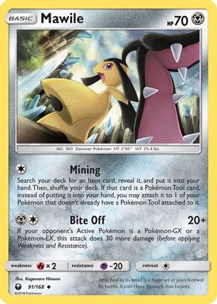 Mawile 91/168 [SM: Celestial Storm] Pokemon Single Pokémon