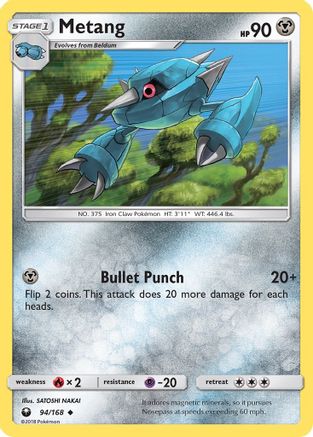 Metang (/168) Reverse Holofoil [SM: Celestial Storm] Pokemon Single Pokémon