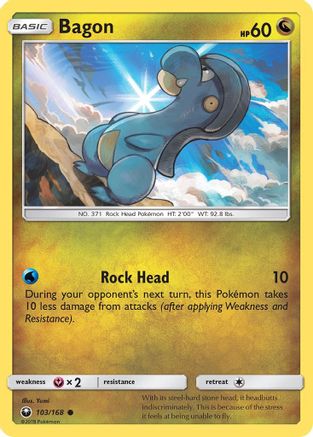 Bagon (103) (/168) Reverse Holofoil [SM: Celestial Storm] Pokemon Single Pokémon