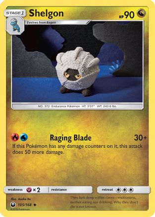 Shelgon (105/168) Reverse Holofoil [SM: Celestial Storm] Pokemon Single Pokémon