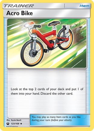 Acro Bike (123/168) - [SM: Celestial Storm] Reverse Holofoil Pokemon Single Pokémon