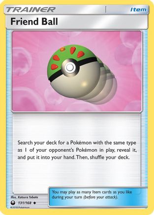 Friend Ball (131/168) Reverse Holofoil [SM: Celestial Storm] Pokemon Single Pokémon