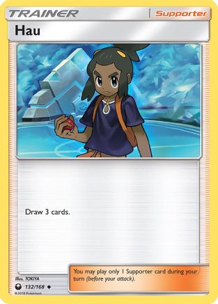 Hau (132/168) Reverse Holofoil [SM: Celestial Storm] Pokemon Single Pokémon