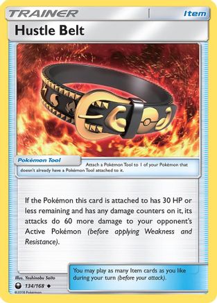 Hustle Belt (134/168) Reverse Holofoil [SM: Celestial Storm] Pokemon Single Pokémon