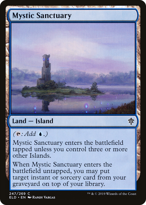 Mystic Sanctuary (ELD-247) [Throne of Eldraine] MTG Single Wizards of the Coast
