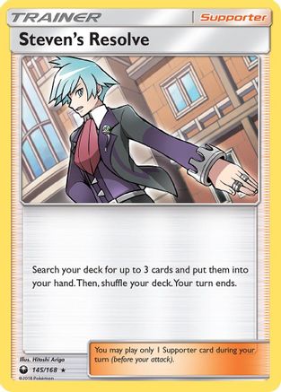 Steven's Resolve (/168) Reverse Holofoil [SM: Celestial Storm] Pokemon Single Pokémon