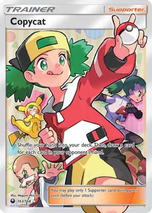 Copycat (Full Art) (/168) Holofoil [SM: Celestial Storm] Pokemon Single Pokémon