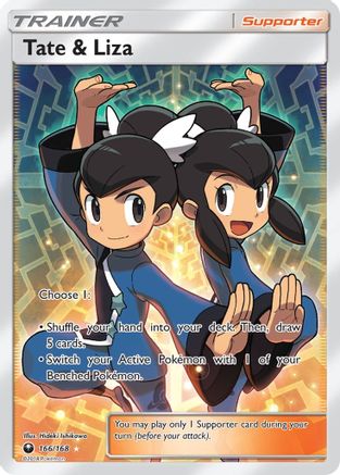 Tate & Liza (Full Art) (/168) Holofoil [SM: Celestial Storm] Pokemon Single Pokémon