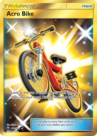 Acro Bike (Secret) (/168) Holofoil [SM: Celestial Storm] Pokemon Single Pokémon