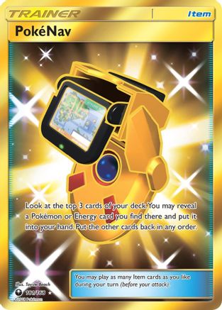 PokeNav (Secret) 181/168 Holofoil [SM: Celestial Storm] Pokemon Single Pokémon