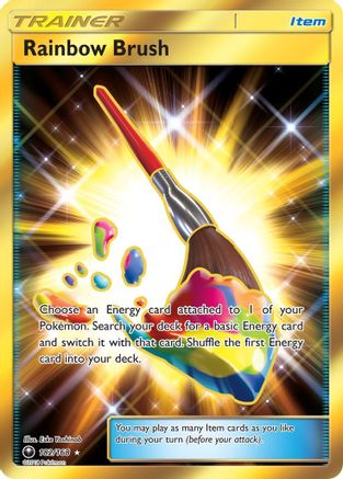 Rainbow Brush (Secret) 182/168 Holofoil [SM: Celestial Storm] Pokemon Single Pokémon