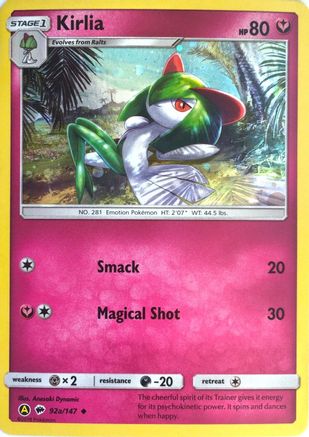 Kirlia - 92a/147 (92a/147) Holofoil [Promos: Alternate Art Promos] Pokemon Single Pokémon
