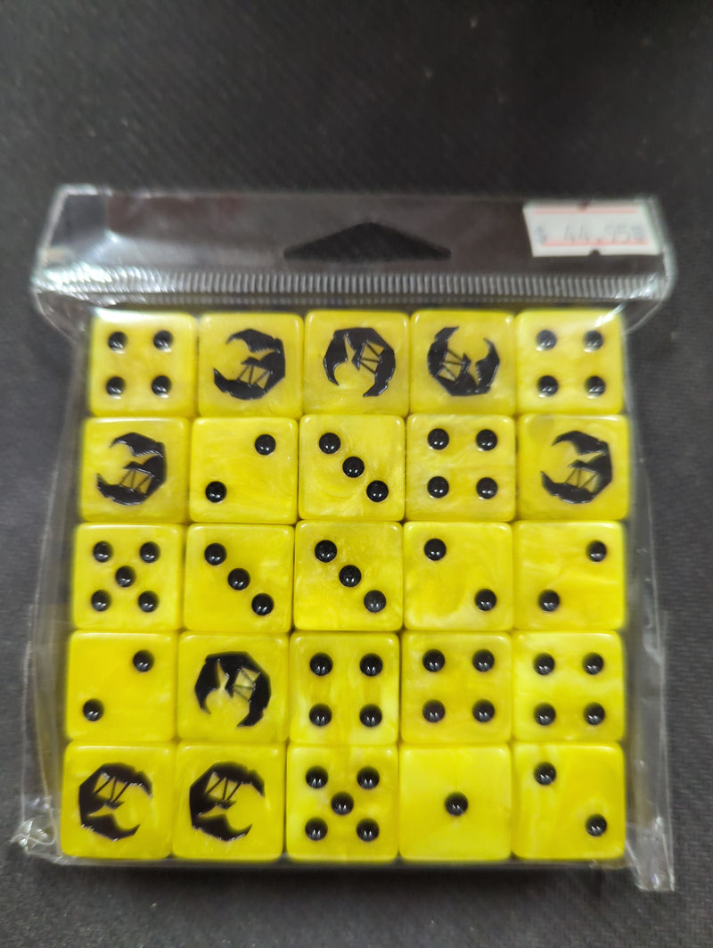 Baron of Dice: "Full Moon" 25x16mm Square Corner Dice Dice & Gaming Accessories Baron of Dice