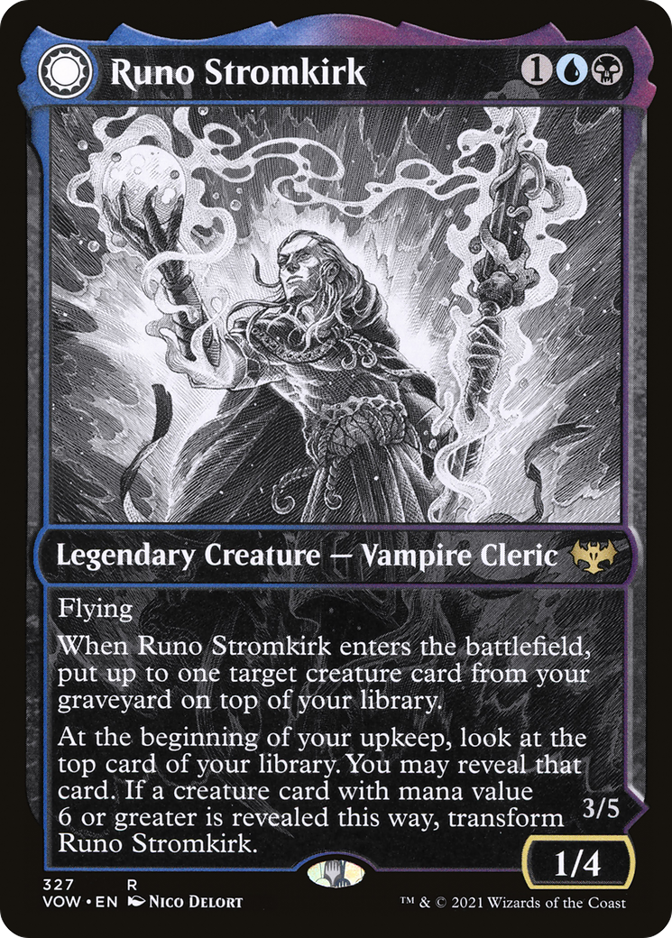 Runo Stromkirk (327) (VOW-327) [Innistrad: Crimson Vow] (Showcase) MTG Single Wizards of the Coast