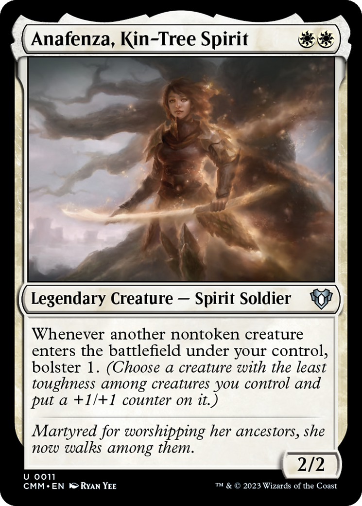 Anafenza, Kin-Tree Spirit (CMM-011) [Commander Masters] Foil MTG Single Wizards of the Coast