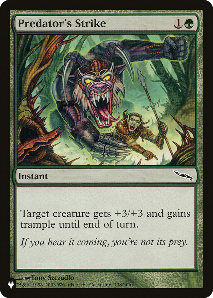 Predator's Strike (LIST-MRD-128) [Mystery Booster] The List MTG Single Wizards of the Coast