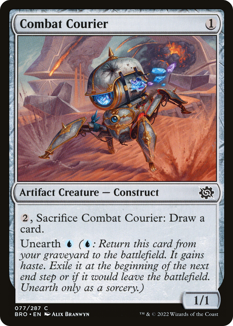 Combat Courier (BRO-077) [The Brothers' War] MTG Single Wizards of the Coast