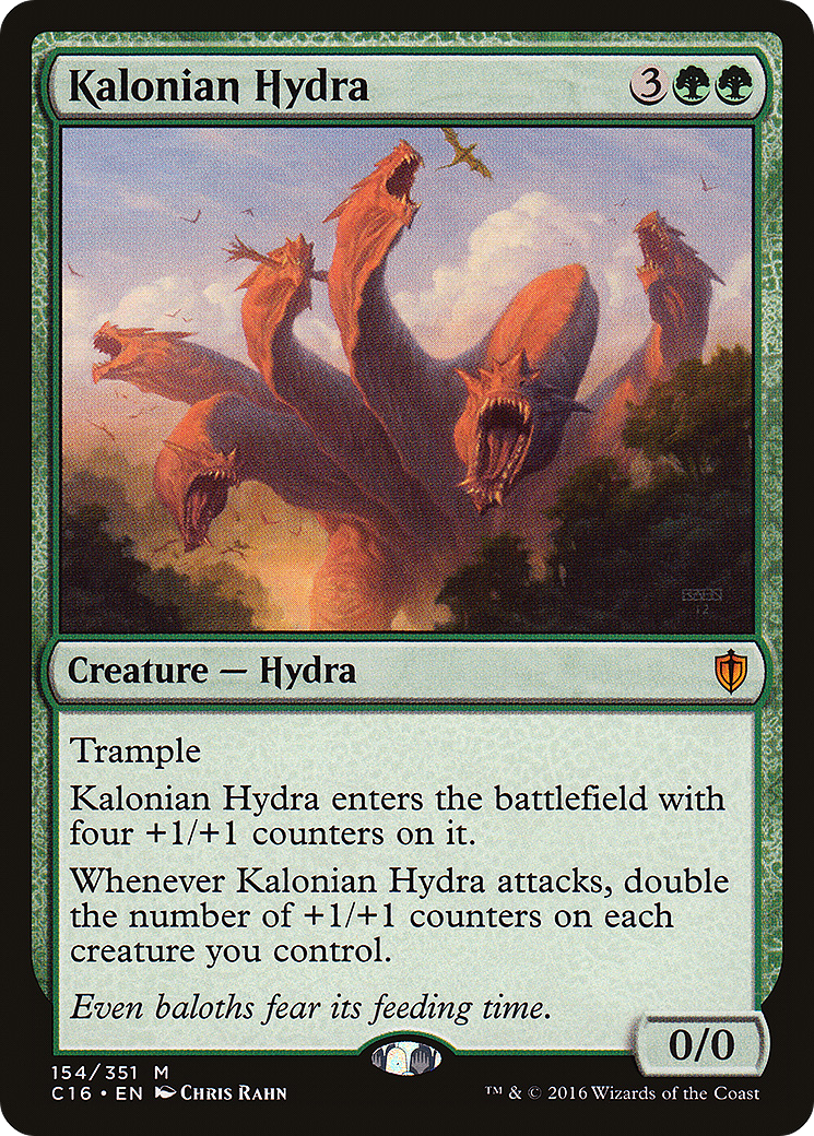 Kalonian Hydra (C16-154) [Commander 2016] MTG Single Wizards of the Coast