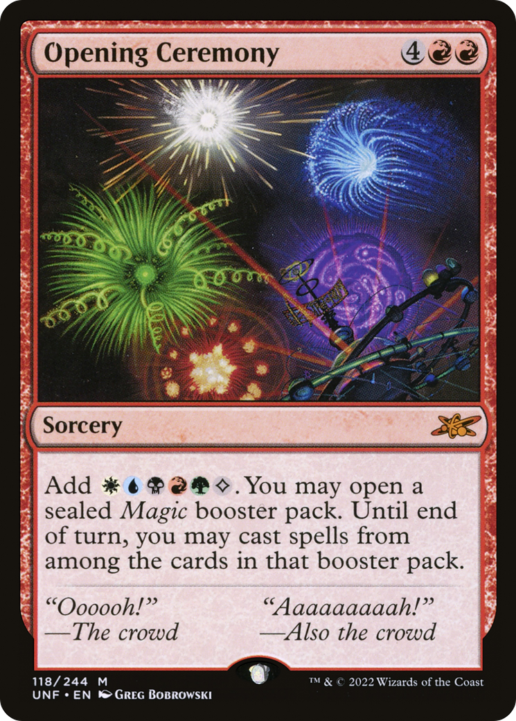 Opening Ceremony (UNF-118) [Unfinity] MTG Single Wizards of the Coast