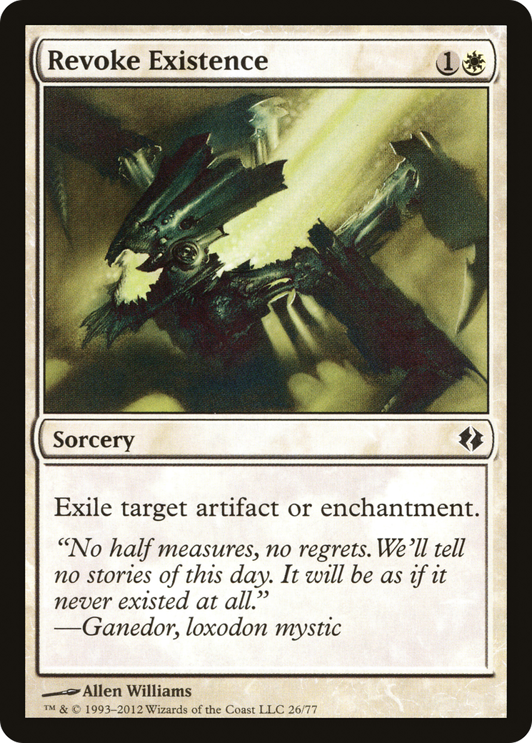 Revoke Existence (DDI-026) [Misc] Duel Decks: Venser vs. Koth MTG Single Wizards of the Coast