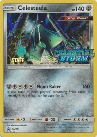 Celesteela - SM131 (Prerelease) [Staff] () Holofoil [SM: Black Star Promos] Pokemon Single Pokémon