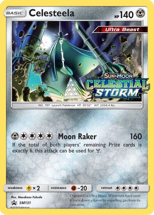 Celesteela - SM131 (Prerelease) (/248) Holofoil [SM: Black Star Promos] Pokemon Single Pokémon