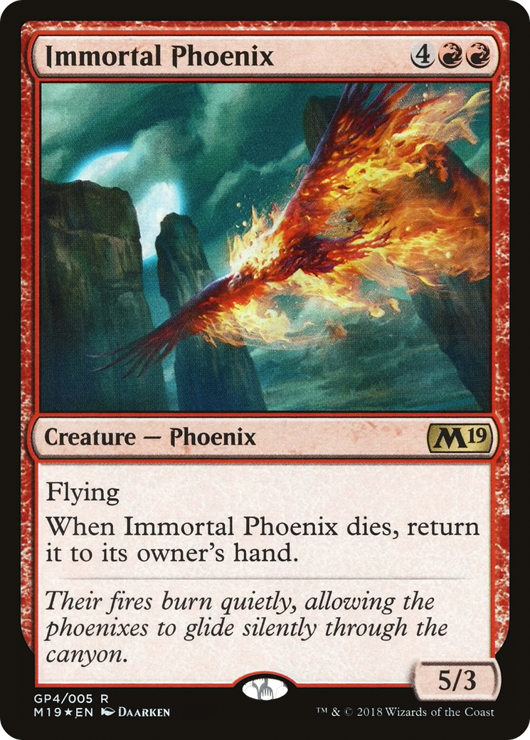 Immortal Phoenix (GBP-GP4) [M19 Gift Pack] Foil MTG Single Wizards of the Coast