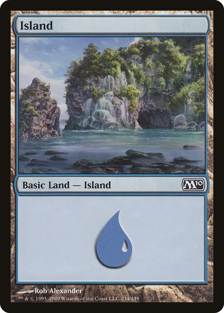 Island (234) (M10-234) [Magic 2010] Foil MTG Single Wizards of the Coast