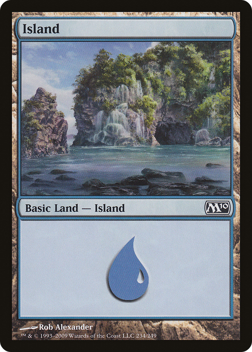 Island (234) (M10-234) [Magic 2010] Foil MTG Single Wizards of the Coast