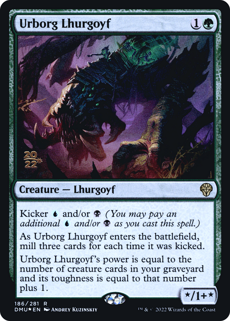 Urborg Lhurgoyf (PRE-186) [Dominaria United Promos] Foil MTG Single Wizards of the Coast